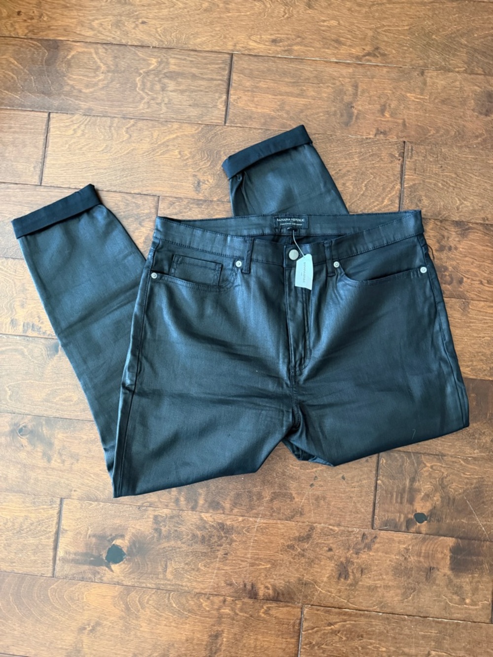 Black Coated Jeans